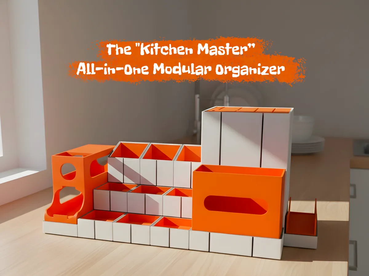 The "Kitchen Master" All-in-One Modular Organizer