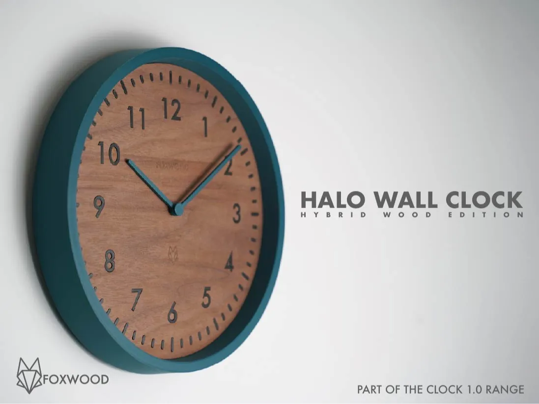 Halo Wall Clock By Foxwood - Laser Files