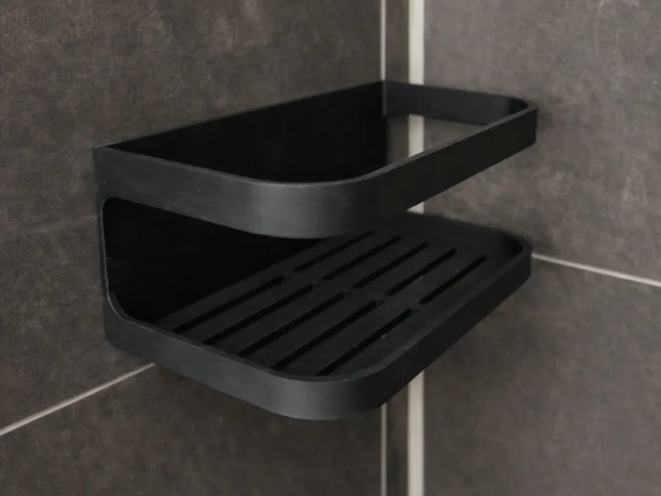 Minimalistische Duschablage, Modernes Design