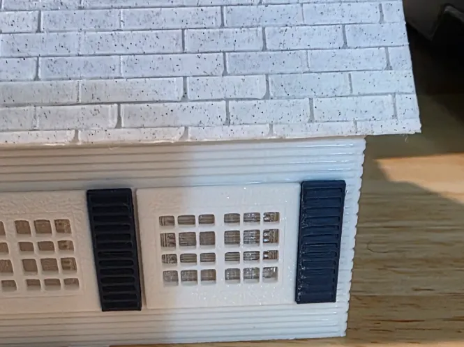 Small window for model houses