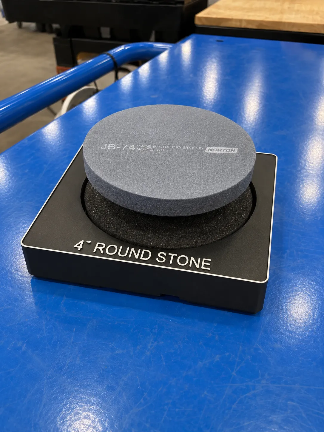 Gridfinity 4” Round Stone Holder | Norton Stone, photo 2 of 4 - Gridfinity 4” Round Stone Holder | Norton Stone Storage & Organisation