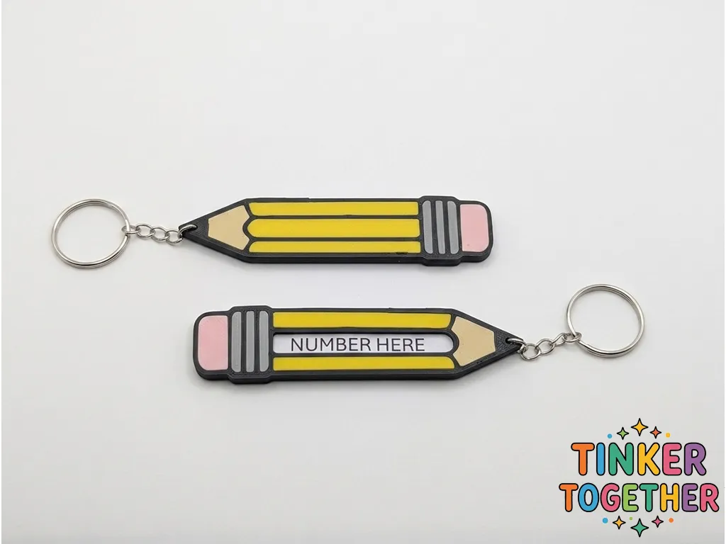Pencil keychain - customisable - free to sell, photo 4 of 4 - Pencil keychain - customisable - free to sell Keychains