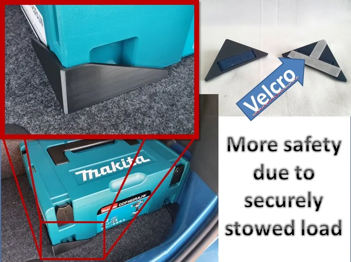 Anti-slip corner for the trunk // Anti-Rutsch-Ecke