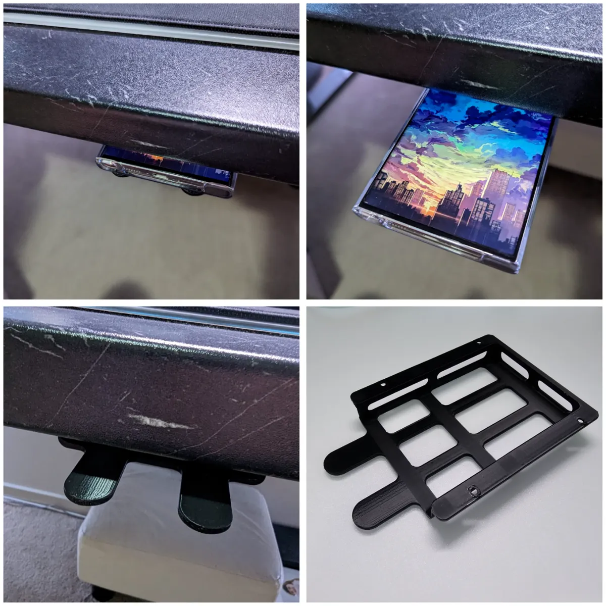 Under Desk Phone Holder, photo 2 of 4 - Under Desk Phone Holder Tools