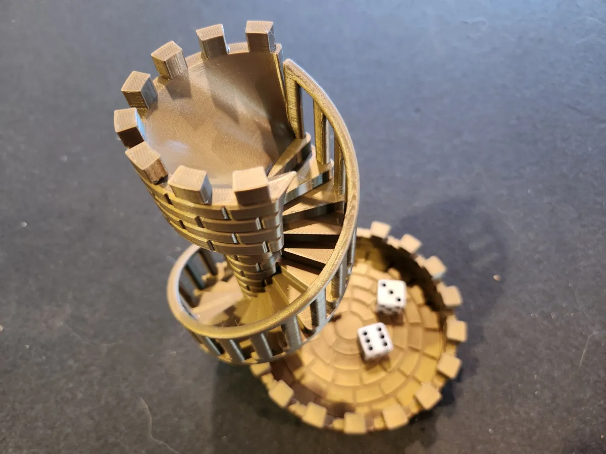Dice Tower Castle Stairs, photo 3 of 4 - Dice Tower Castle Stairs Board Games & Tabletop