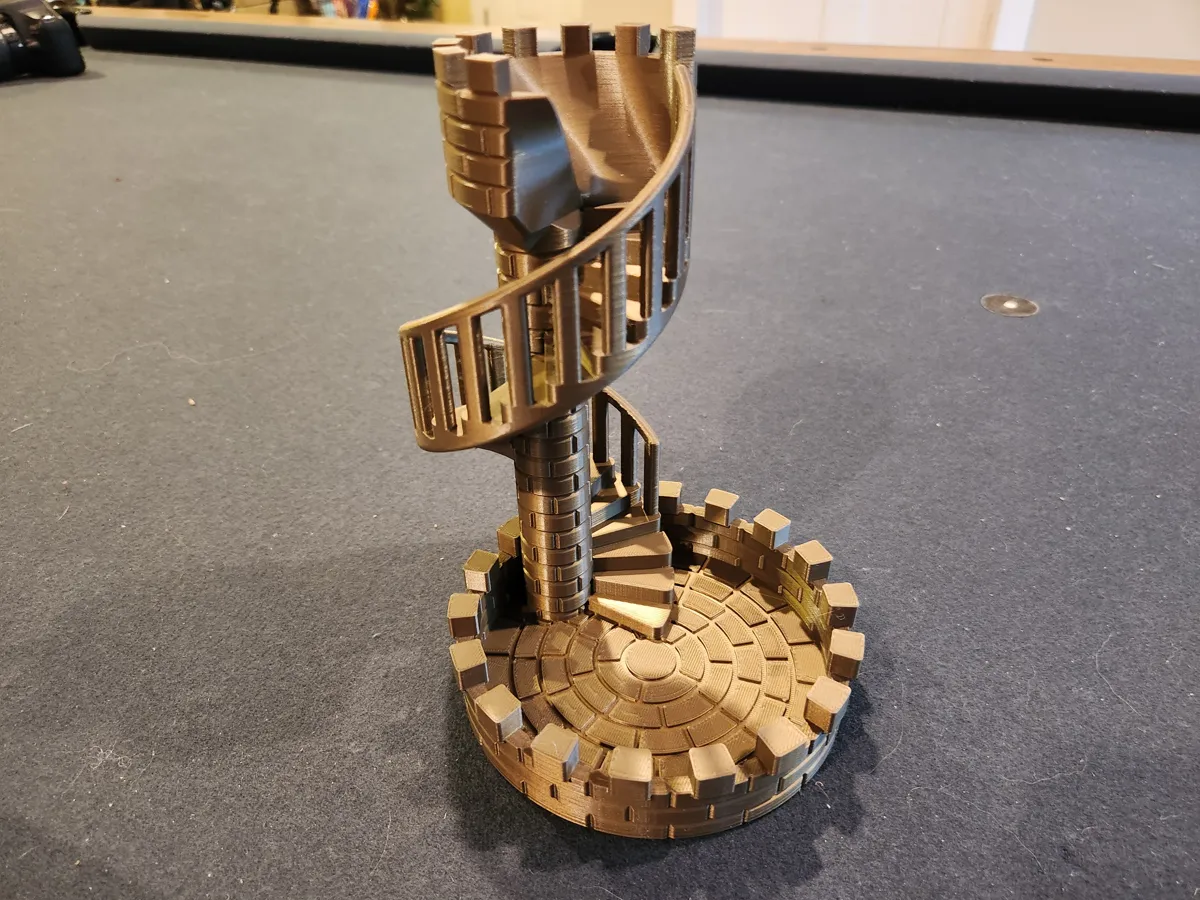 Dice Tower Castle Stairs, photo 4 of 4 - Dice Tower Castle Stairs Board Games & Tabletop