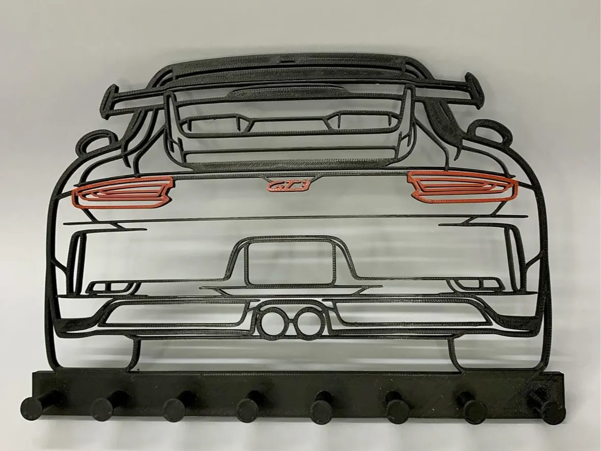 porsche GT3 silhouettes key rack/ key holder - Organizers, in stock in India