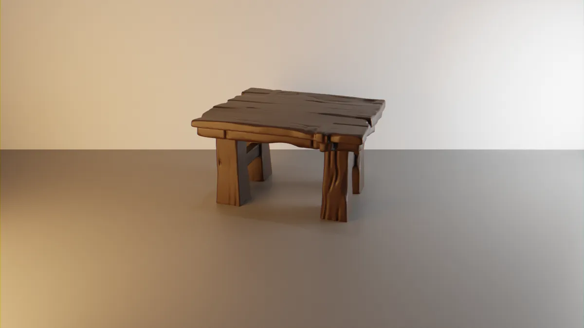 Square wooden tavern table for tabletop games #3, photo 2 of 2 - Square wooden tavern table for tabletop games #3 Board Games & Tabletop