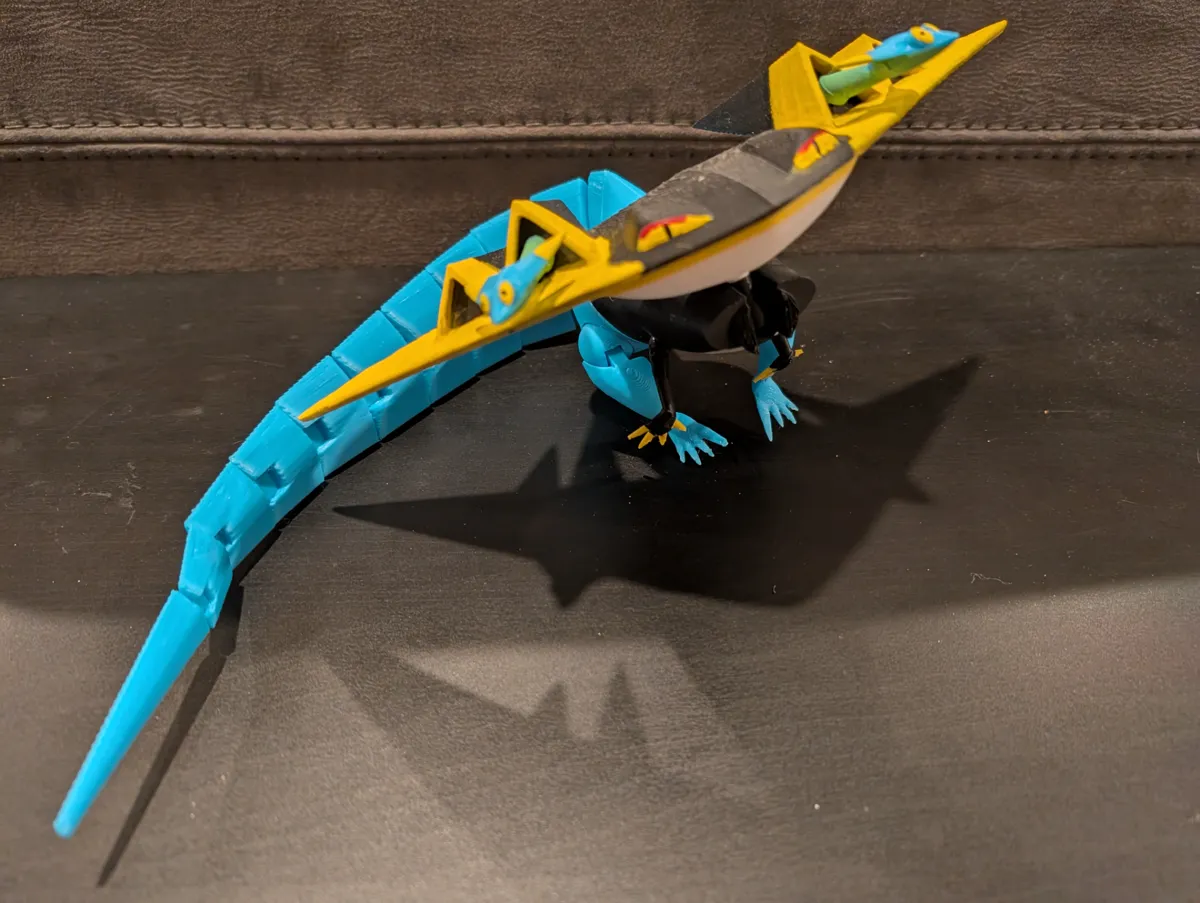 Shiny Dragapult w/ magnetic Dreepy (Articulated), photo 2 of 4 - Shiny Dragapult w/ magnetic Dreepy (Articulated) Fidget & Sensory Toys