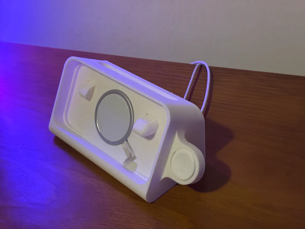 iPhone 15 Standby Dock with Apple Watch Charger, photo 3 of 3 - iPhone 15 Standby Dock with Apple Watch Charger Household
