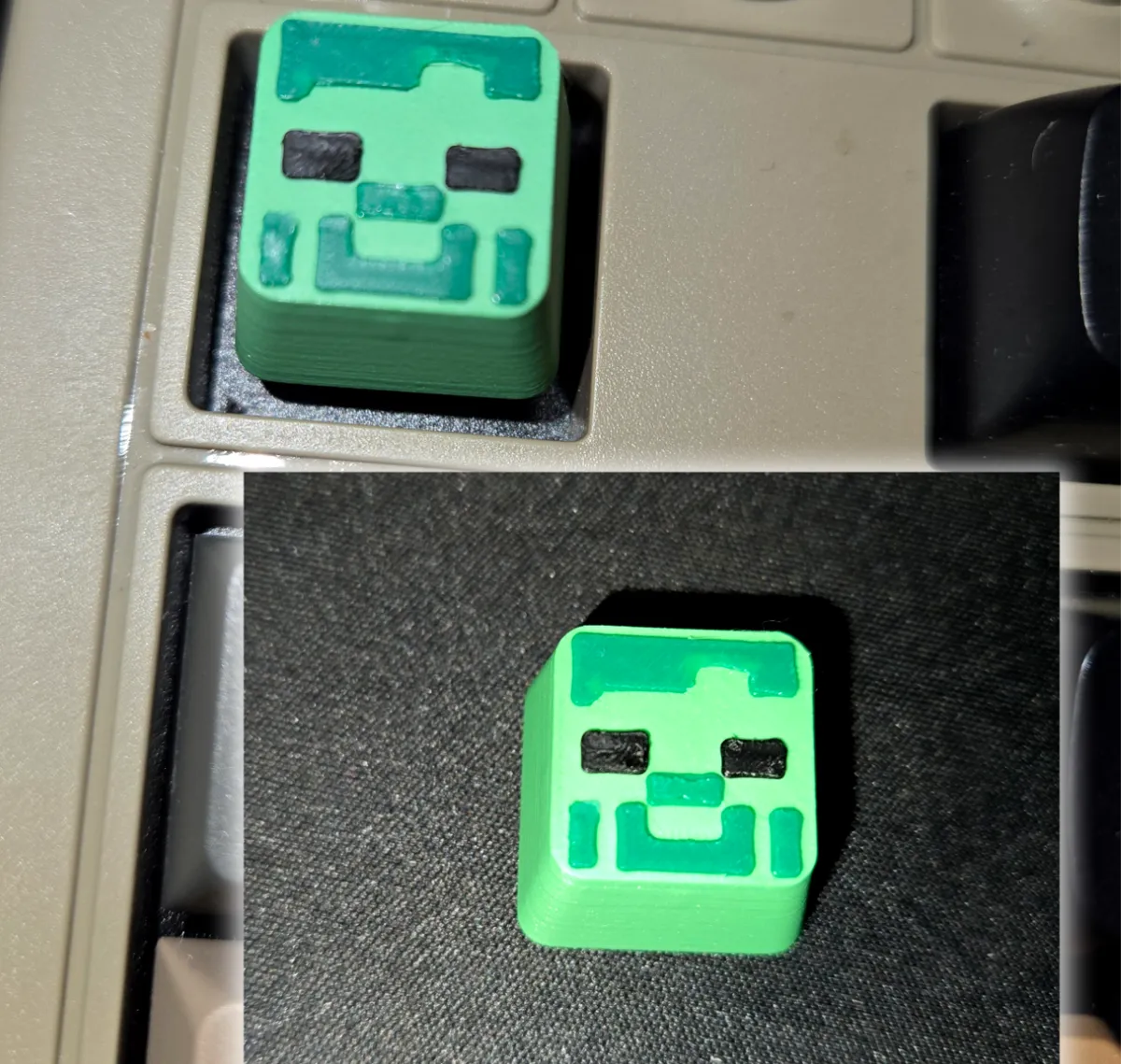 Minecraft Zombie Keycap - Cherry MX-Mechanical - Electronics, in stock in India