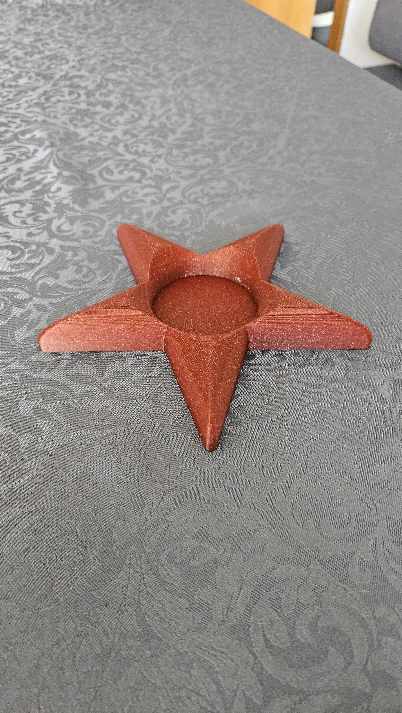 Star Candle Holder, photo 2 of 3 - Star Candle Holder Home Decor Items