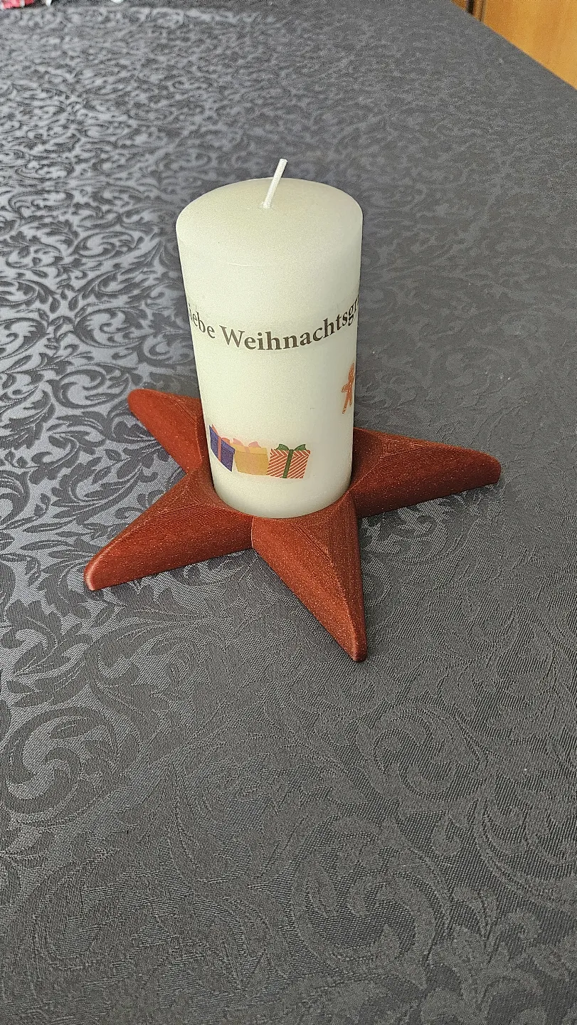 Star Candle Holder, photo 3 of 3 - Star Candle Holder Home Decor Items