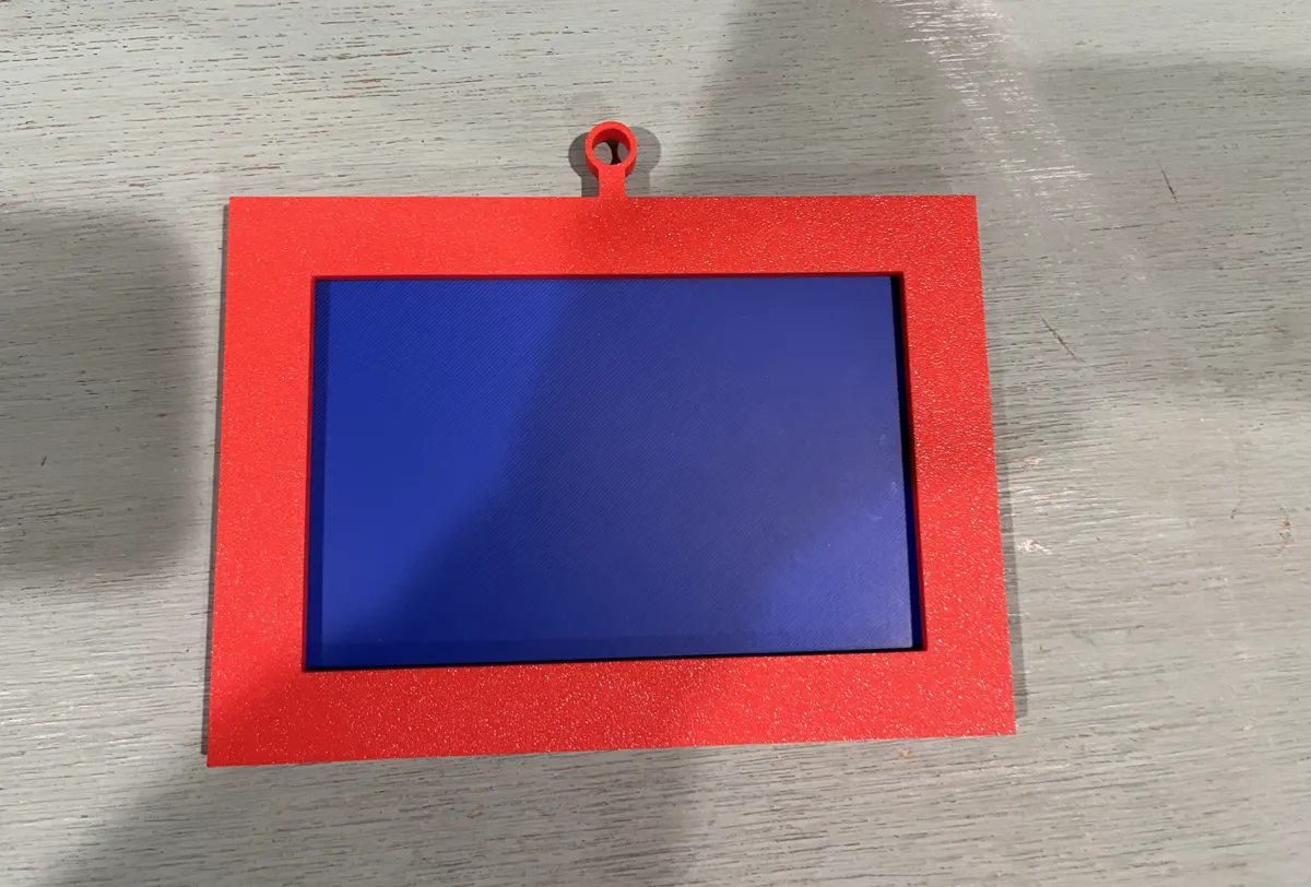 4x6 Picture Frame Christmas Ornament, photo 3 of 4 - 4x6 Picture Frame Christmas Ornament Household
