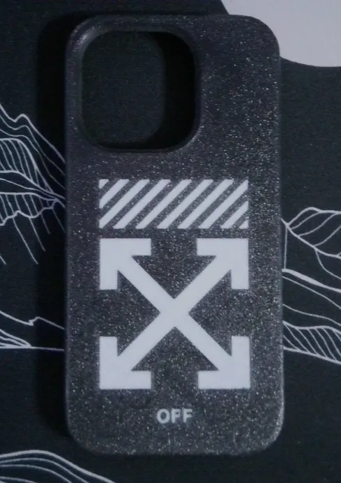 iPhone 15 Pro Off-White Style Case, photo 2 of 3 - iPhone 15 Pro Off-White Style Case Fashion
