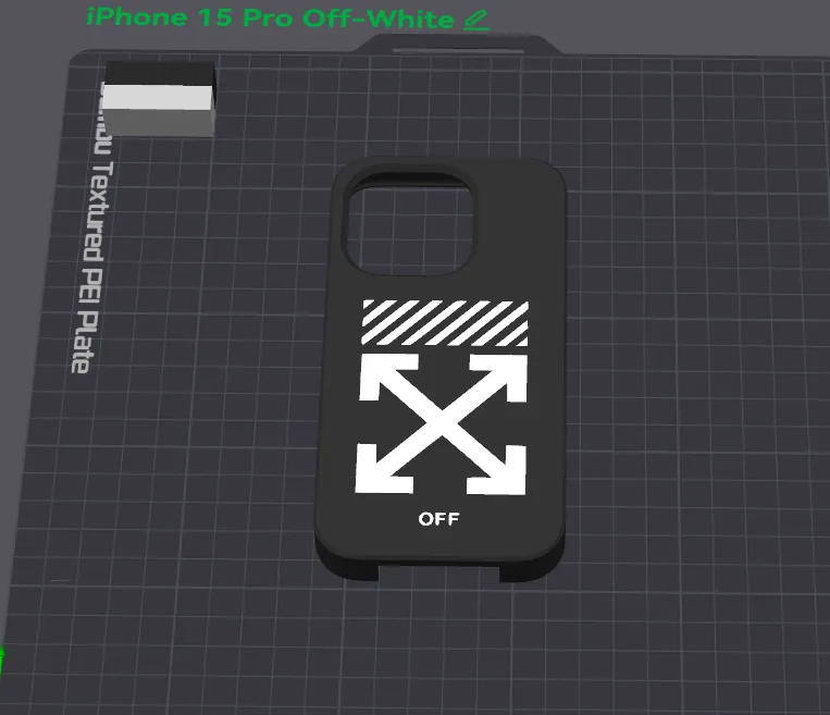 iPhone 15 Pro Off-White Style Case, photo 3 of 3 - iPhone 15 Pro Off-White Style Case Fashion