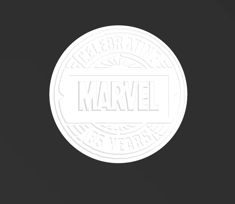 Celebrating Marvel 85 Years Logo, photo 3 of 4 - Celebrating Marvel 85 Years Logo Art