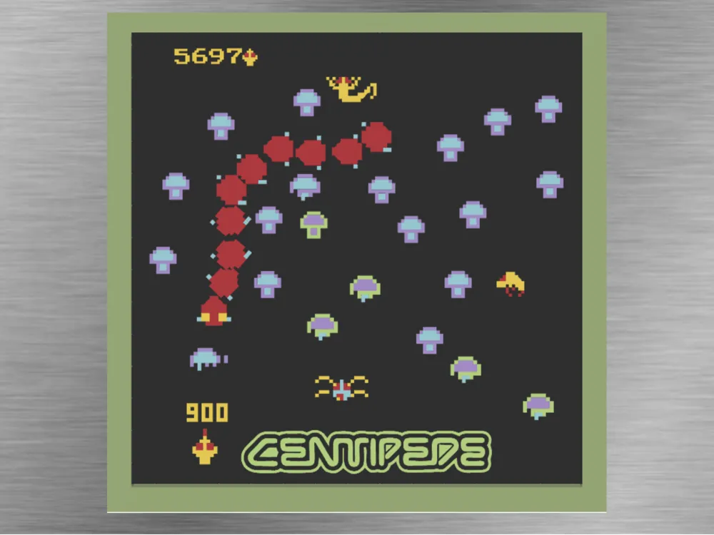 Centipede Arcade Game Space-140 x 140mm