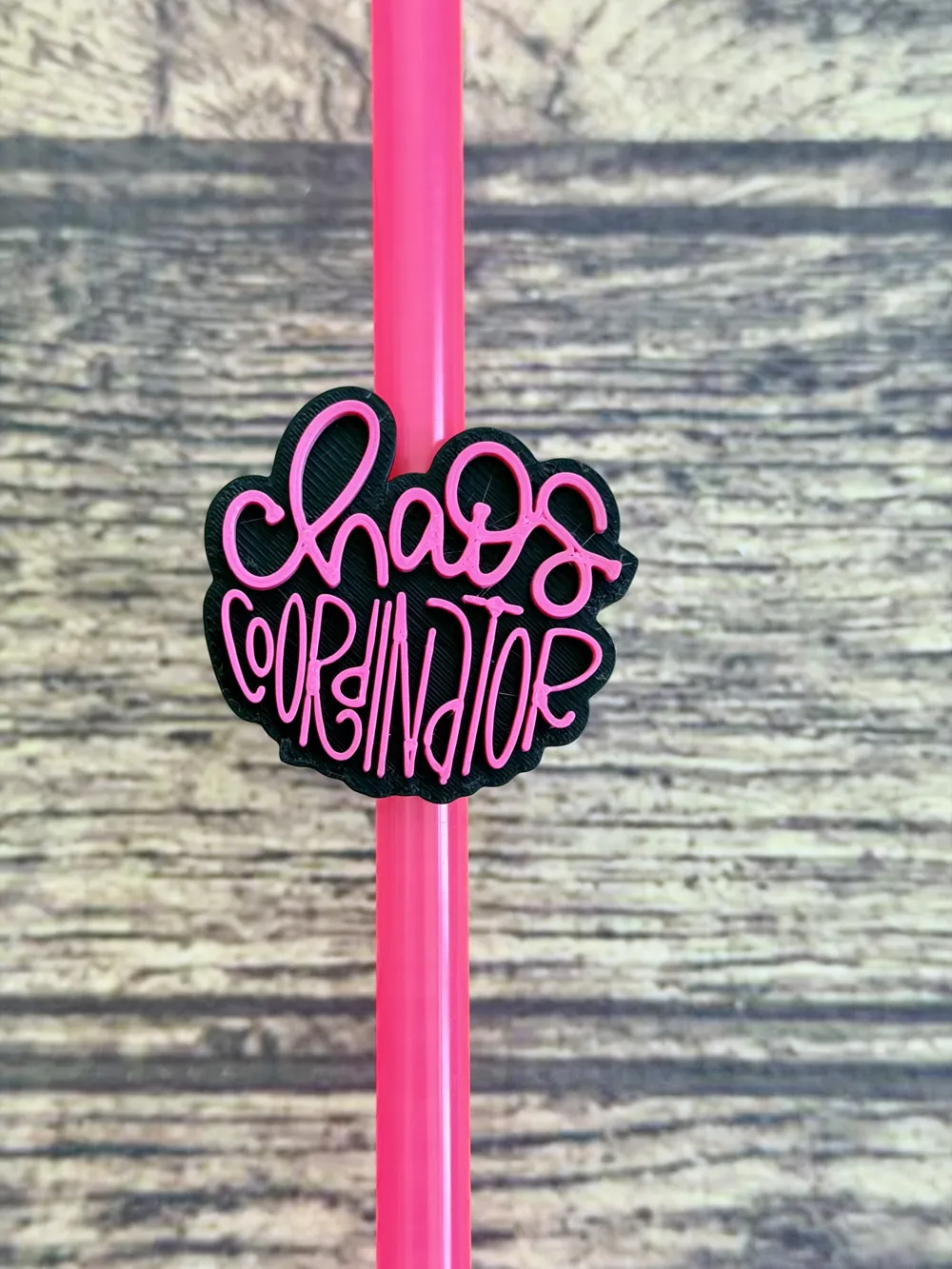 Chaos Coordinator Straw topper, photo 2 of 4 - Chaos Coordinator Straw topper Home Decor Items