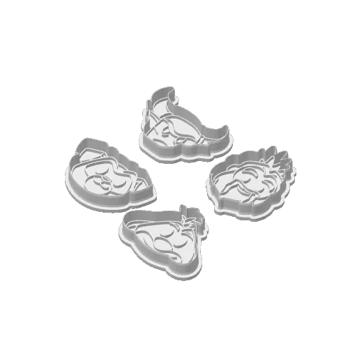 Character Cookie Cutter Stamp Pack 15, photo 3 of 3 - Character Cookie Cutter Stamp Pack 15 Household
