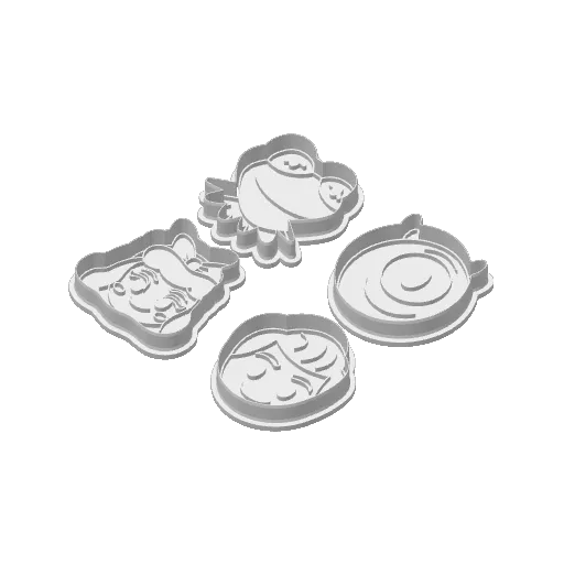 Character Cookie Cutter Stamp Pack 40, photo 3 of 3 - Character Cookie Cutter Stamp Pack 40 Kitchen & Dining