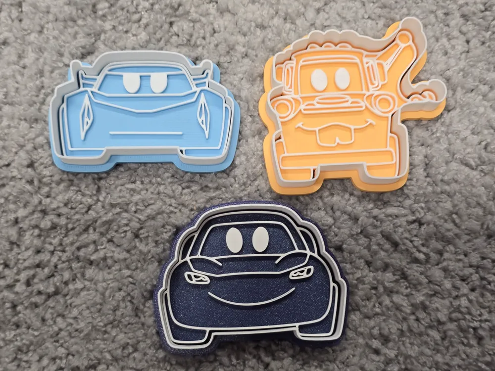 Character Cookie Cutter Stamp Pack 49 Cars, photo 2 of 3 - Character Cookie Cutter Stamp Pack 49 Cars Kitchen & Dining