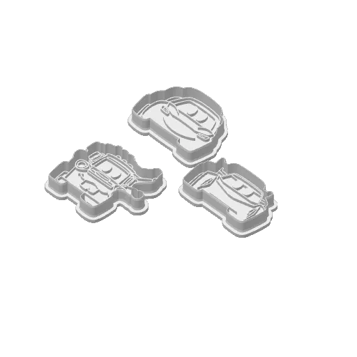 Character Cookie Cutter Stamp Pack 49 Cars, photo 3 of 3 - Character Cookie Cutter Stamp Pack 49 Cars Kitchen & Dining