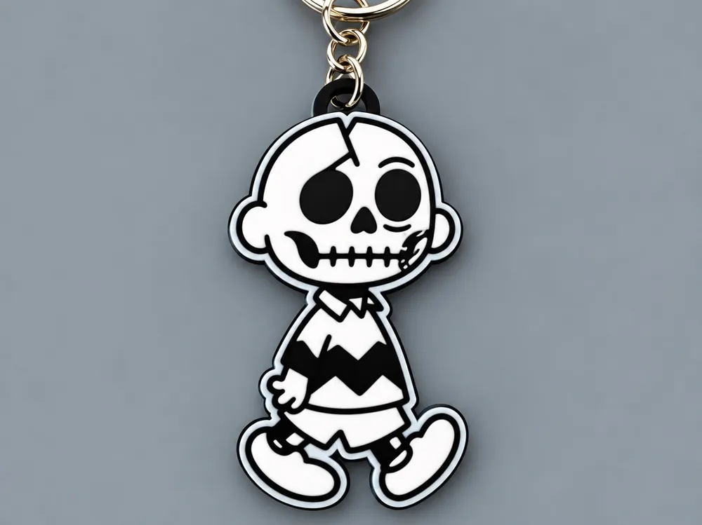 Charlie Brown halloween keychain, photo 4 of 4 - Charlie Brown halloween keychain Generative Art