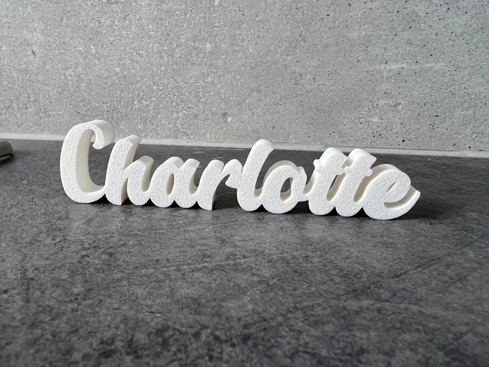 CHARLOTTE name names ornament nameplate name tag, photo 2 of 4 - Name Plates, nameart