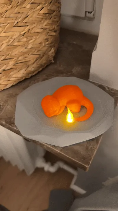 Charmander Night Light, photo 4 of 4 - Charmander Night Light Lamps & Lighting
