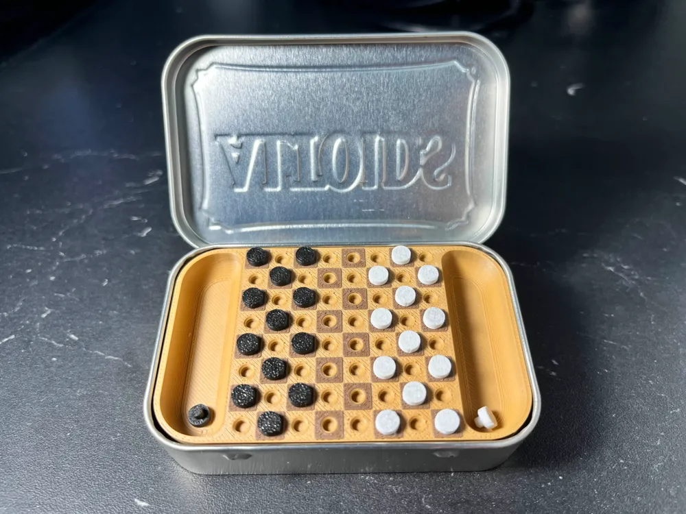 Checkers in a Tin Required!, photo 2 of 4 - Chess Sets & Pieces, altoid
