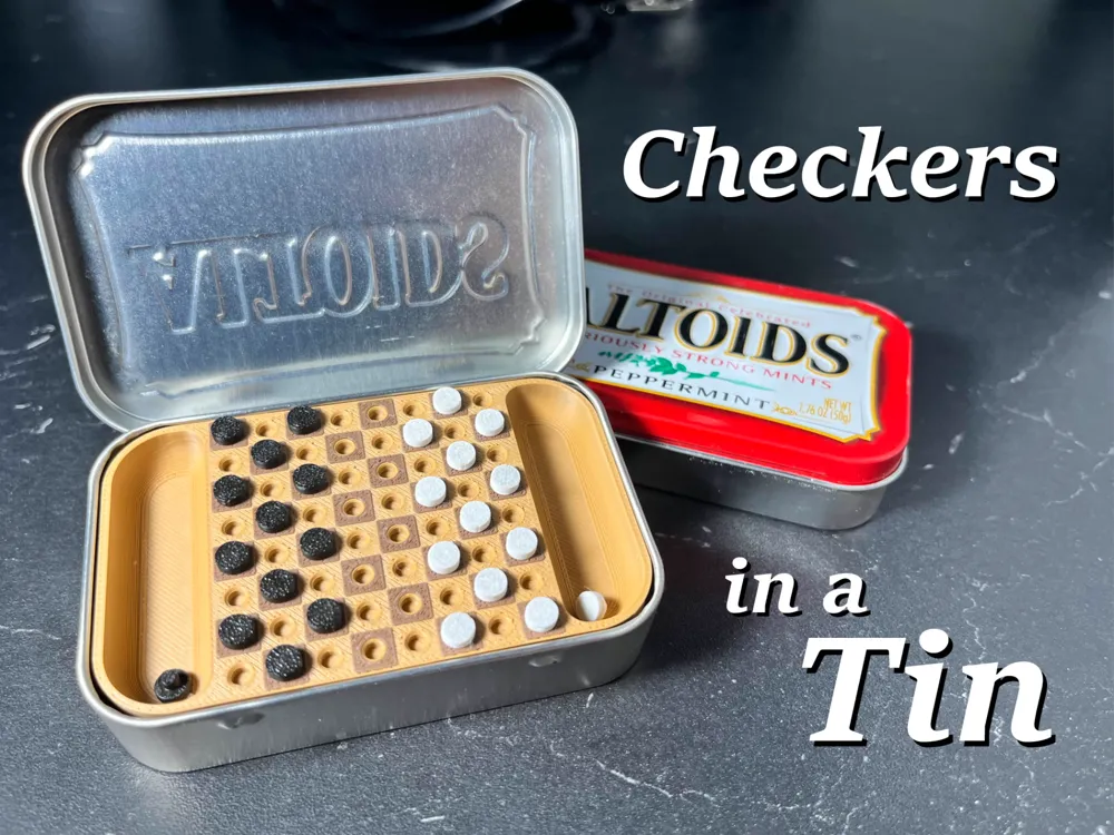 Checkers in a Tin Required!