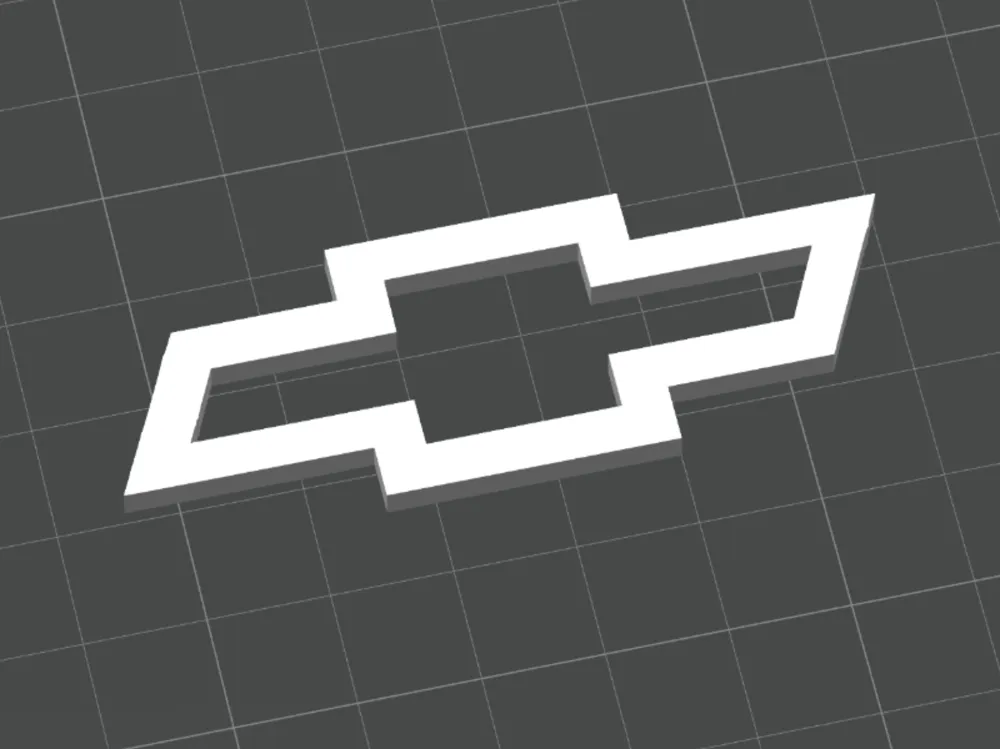 Chevrolet Bowtie Logo - Emblem, another view - Car Badges & Emblems, america