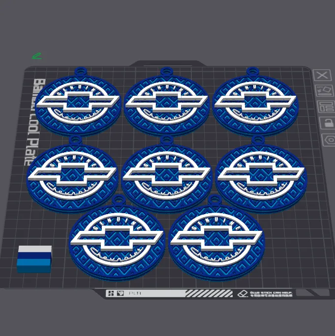 Chevy Mosaic Holiday Ornament, photo 3 of 4 - Pixel Art & Mosaics, Christmas