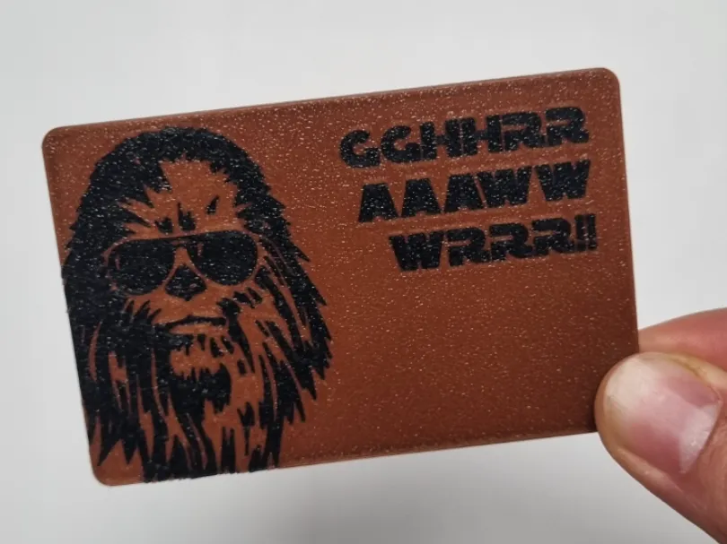 Chewbacca Card Holder, contactless payment, photo 3 of 4 - Chewbacca Card Holder, contactless payment Figurines & Collectibles