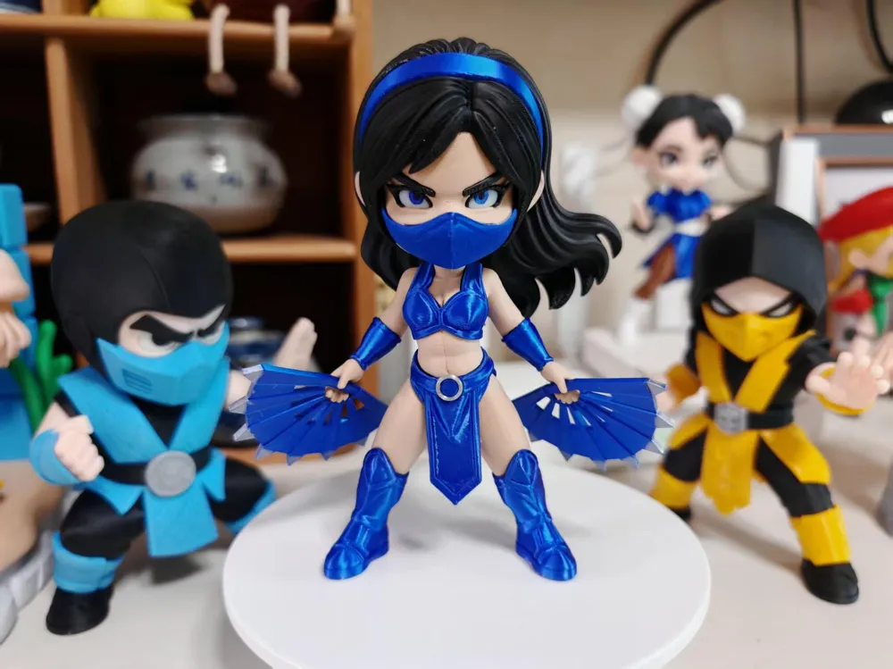 Q version of Mortal Kombat Kitana Partial required, photo 2 of 5 - Video Game Figures, Figure
