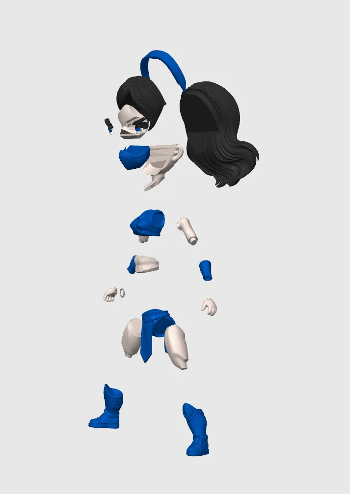 Q version of Mortal Kombat Kitana Partial required, photo 5 of 5 - Video Game Figures, game