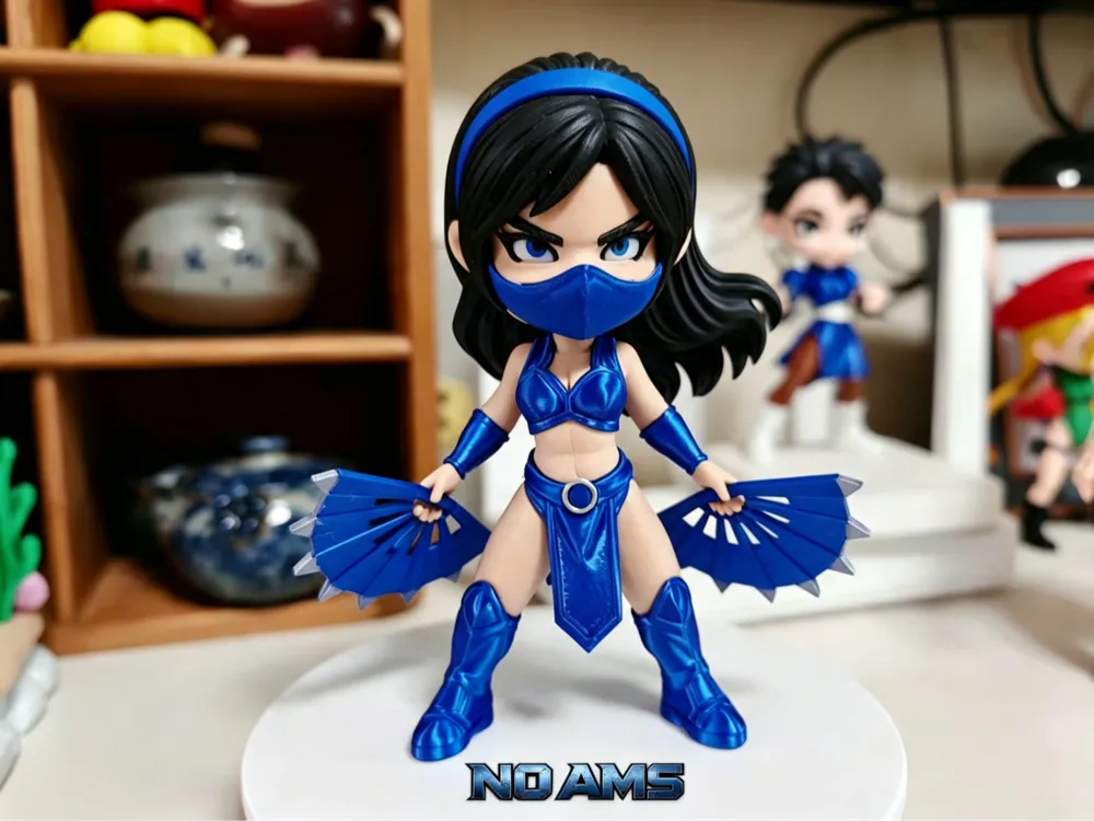 Q version of Mortal Kombat Kitana Partial required - Video Game Figures, in stock