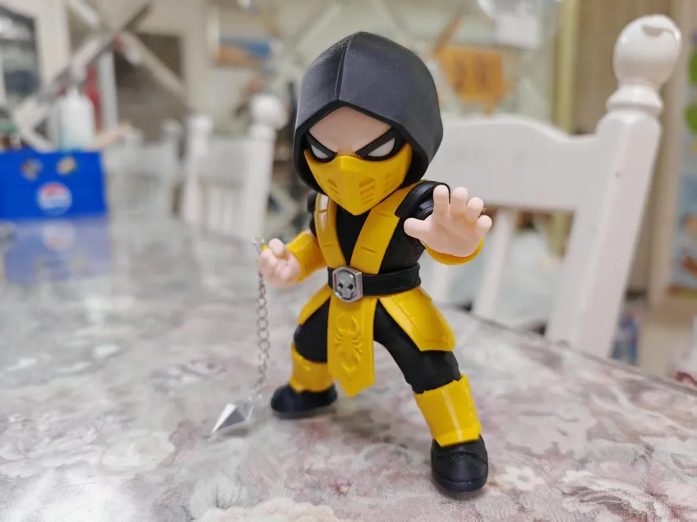 Scorpion Q Figure, Mortal Kombat, photo 3 of 5 - Video Game Figures, Ornaments