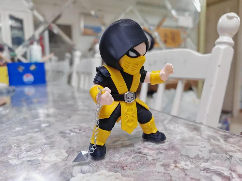 Scorpion Q Figure, Mortal Kombat, photo 4 of 5 - Video Game Figures, game