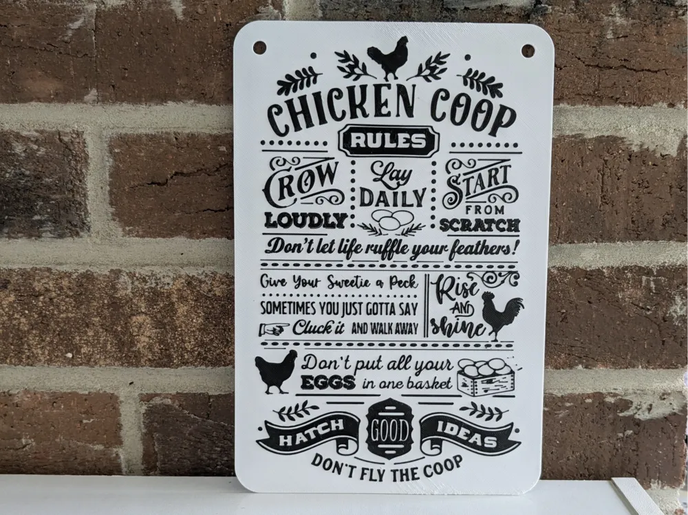 CHICKEN COOP RULES