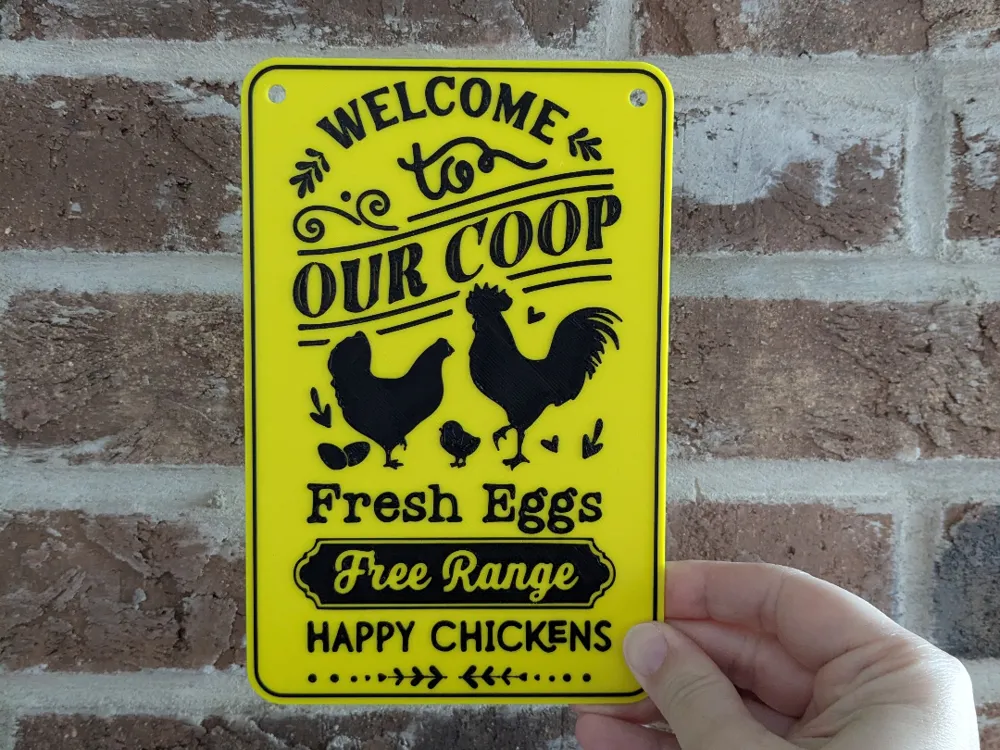 Chicken Coop Sign