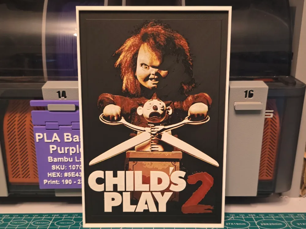 Child's Play 2 Movie Poster - Hueforge Art, photo 3 of 4 - Child's Play 2 Movie Poster - Hueforge Art Home Decor Items