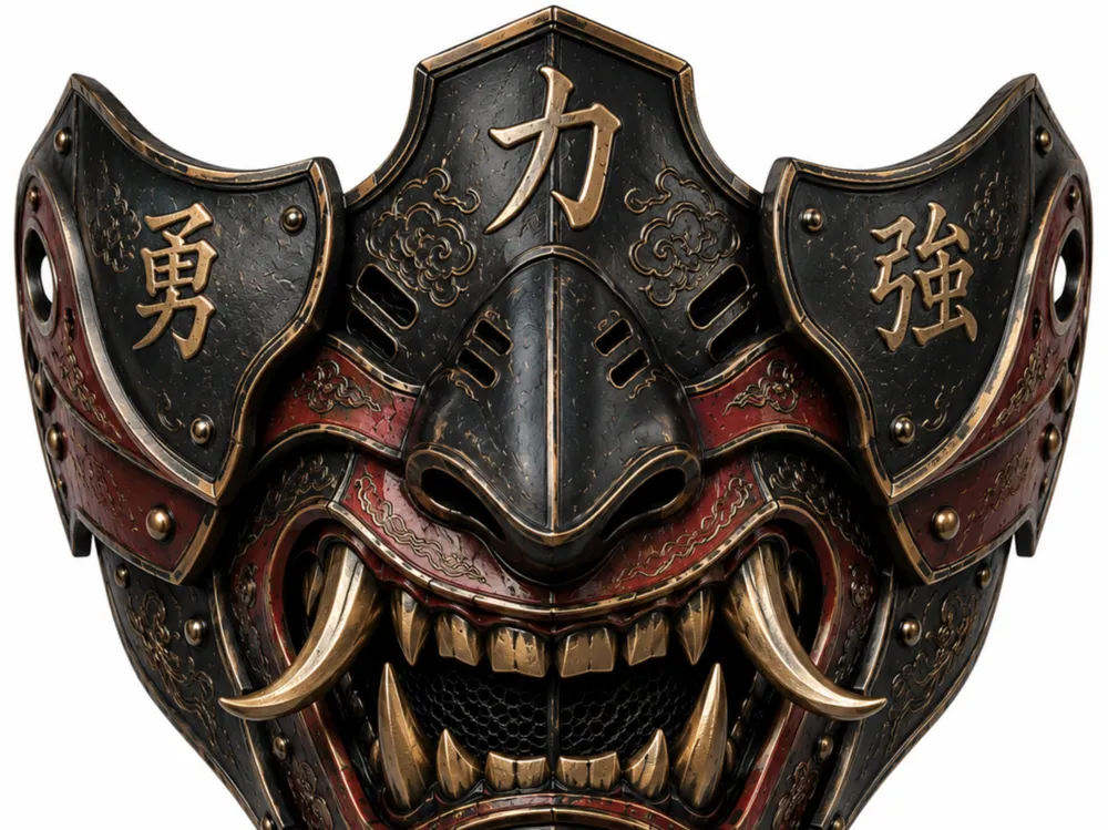 Maschera cinese Oni