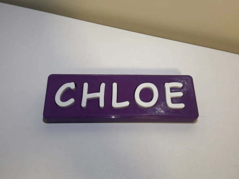 CHLOE - Name Puzzle, another view - Puzzles & Brain Teasers, toys