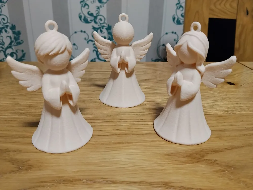 Christmas Angel Ornament Set, photo 2 of 5 - Christmas Ornaments & Baubles, angels