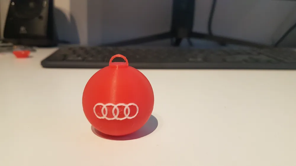 Christmas bauble AUDI, photo 2 of 4 - Christmas Ornaments & Baubles, christmas tree