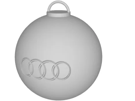 Christmas bauble AUDI, another view - Christmas Ornaments & Baubles, christmas tree