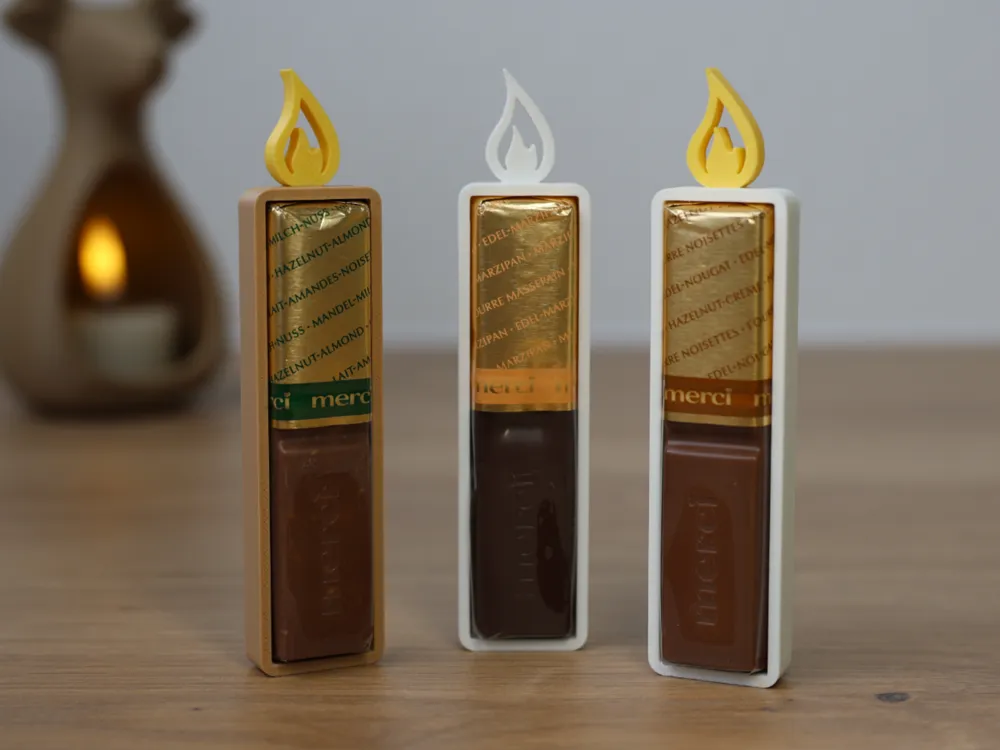 Christmas Candle Chocolate Holder for Merci - Festivities, in stock in India