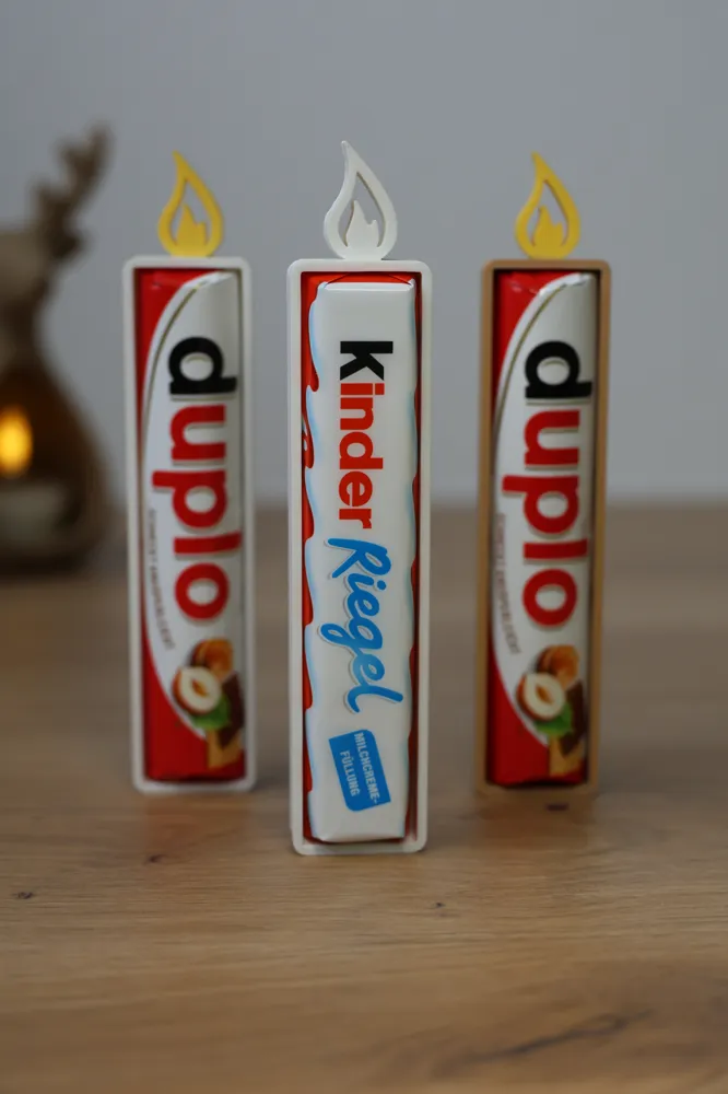 Christmas Candle Holder for Duplo & Kinder Riegel, photo 3 of 4 - Christmas Candle Holder for Duplo & Kinder Riegel Household
